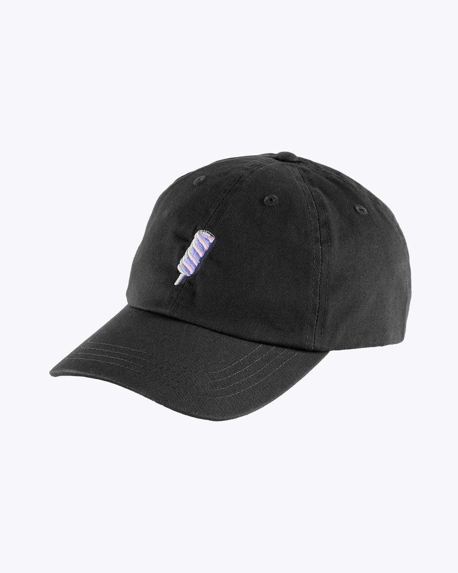 Wemoto Embroidered 6-Panel Hat Eis-Stick Cap Unisex schwarz